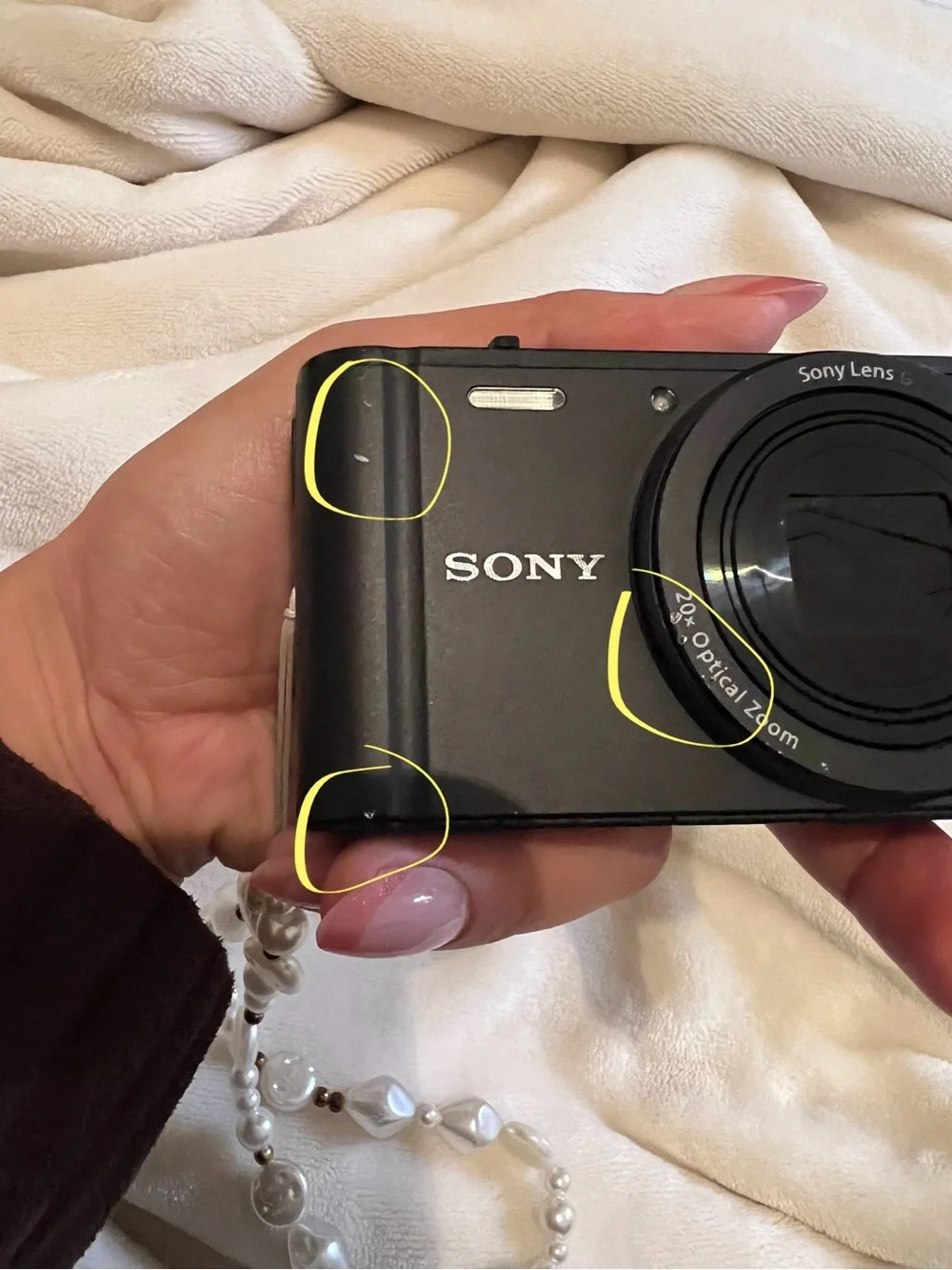 Sony DSC WX350 Cyber shot Black Compact Digital Camera with 20x Optical G Lens